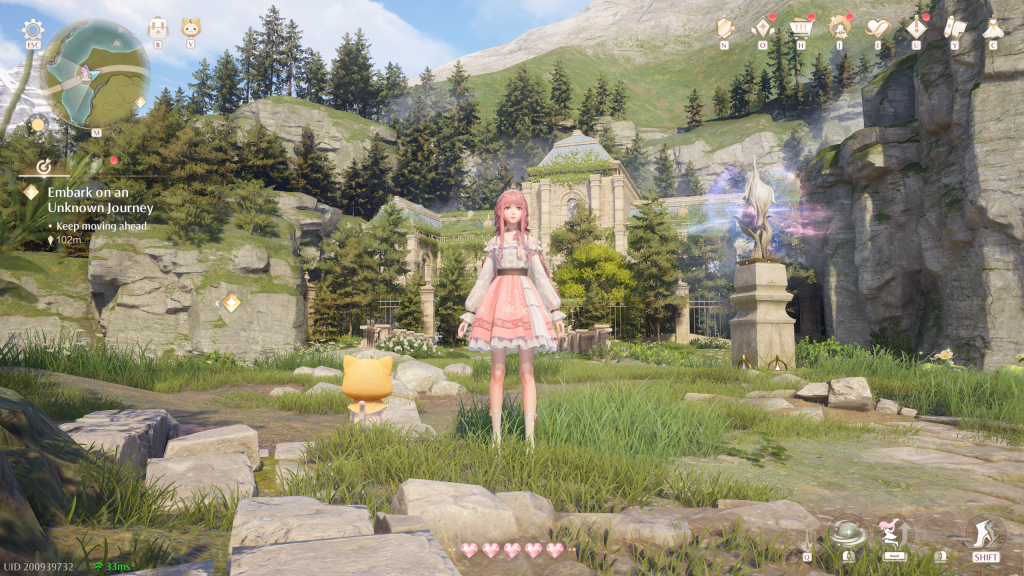 Printscreen from Infinity Nikki